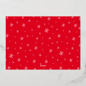 Jolly Fa La La Whimsical Foto Folie Feestdagenkaart (Achterkant)