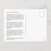 Jolly Fa La La Whimsical Foto Vakantie Briefkaart (Achterkant)