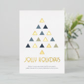 Jolly Feestdagen Kerstboom gepersonaliseerd (Staand Voorkant)