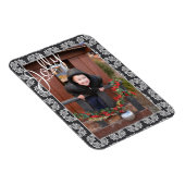 Jolly Feestdagen Pattern Single Photo Holiday Magneet (Rechterzijde)