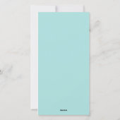 Jolly Flamingos Vakantiefoto met Kleurkeuze Feestdagenkaart (Achterkant)