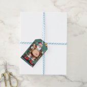 Jolly Gelukkige Vader Kerstmis Cadeaulabel (Met Touw)