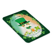 Jolly Ginger Tabby Irish Cheer Magneet (Rechterzijde)