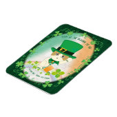 Jolly Ginger Tabby Irish Cheer Magneet (Linkerzijde)