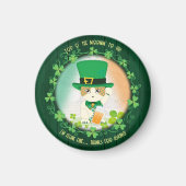 Jolly Ginger Tabby Irish Cheer Magneet (Voorkant)