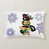 Jolly Gingerbread Accent Kussen (Achterkant)