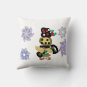 Jolly Gingerbread Kussen (Achterkant)