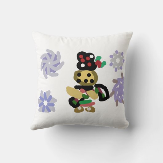 Jolly Gingerbread Kussen (Achterkant)