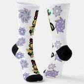 Jolly Gingerbread Sokken (Gebogen)