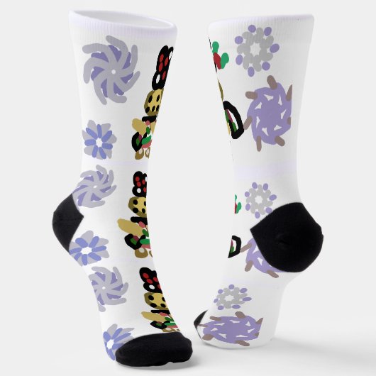 Jolly Gingerbread Sokken (Gebogen)