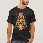 Jolly Gingerbrood kerstboom T-shirt Gingerbrood D (Voorkant)