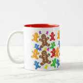 Jolly Gingerbrood Men Coffee Mok (Links)