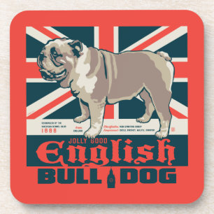 Jolly Goede Engelse Bulldog Bier Onderzetter