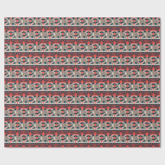 Jolly Goede Engelse Bulldog Cadeaupapier (Vlak)