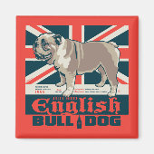 Jolly Goede Engelse Bulldog Magneet (Voorkant)