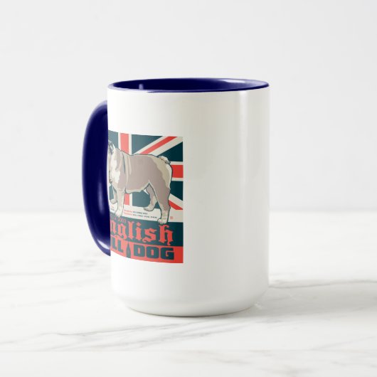 Jolly Goede Engelse Bulldog Mok (Voorkant links)