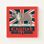 Jolly Goede Engelse Bulldog Notitieboek (Achterkant)