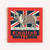 Jolly Goede Engelse Bulldog Notitieboek (Voorkant)