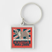 Jolly Goede Engelse Bulldog Sleutelhanger (Voorkant)
