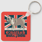 Jolly Goede Engelse Bulldog Sleutelhanger (Achterkant)