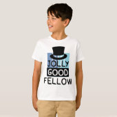 Jolly Good Fellow met Shades of Blue T-shirt (Voorkant volledig)