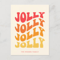 Jolly Groovy Wavy kleurrijke kerst
