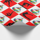 JOLLY GYMNASTIEK KERSTONTWERP CADEAUPAPIER (Hoek)