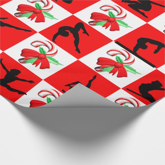 JOLLY GYMNASTIEK KERSTONTWERP CADEAUPAPIER (Hoek)