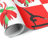 JOLLY GYMNASTIEK KERSTONTWERP CADEAUPAPIER (Rol Hoek)