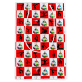 JOLLY GYMNASTIEK KERSTONTWERP MEDIUM CADEAUZAKJE (Voorkant)