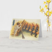 Jolly Halloween Cats Trick of Treing Kaart (Gele Bloem)