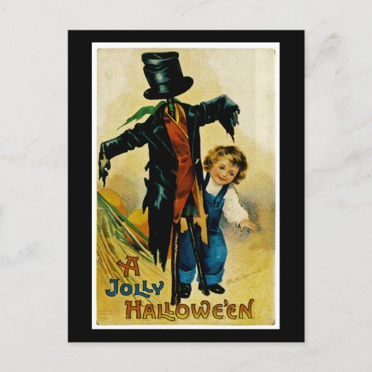 Jolly Halloween Scarecrow Briefkaart (Voorkant)