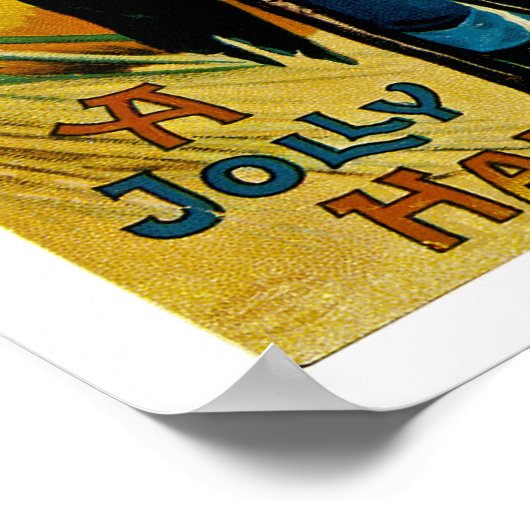 Jolly Halloween Scarecrow Poster (Hoek)