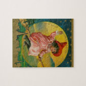 Jolly Halloween Vintage Witch Legpuzzel (Horizontaal)