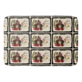 Jolly Halloween Witch Pattern Badmat