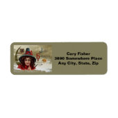  Jolly Halloween Witch Return Address Label (Voorkant)