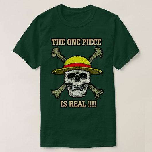 Jolly Het Een Stuk Is Echt T-shirt (Design voorkant)