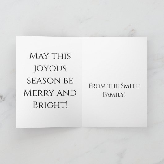 Jolly Holiday - Christmas Card Kaart (Binnen)