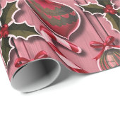 Jolly Holiday Jumble Pink Cadeaupapier (Rol Hoek)