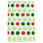 Jolly Holiday Polka Dot Medium Cadeauzakje (Voorkant)