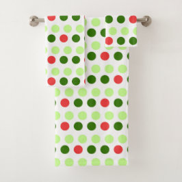 Jolly Holiday Polka Dots Bad Handdoek