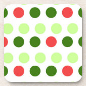 Jolly Holiday Polka Dots Bier Onderzetter (Voorkant)