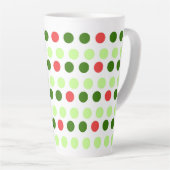 Jolly Holiday Polka Dots Latte Mok (Rechterhoek)
