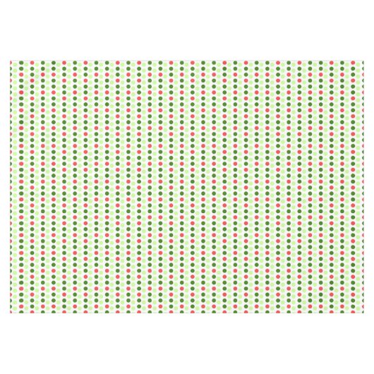 Jolly Holiday Polka Dots Tafelkleed (Voorkant (Horizontaal))