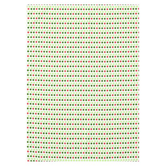 Jolly Holiday Polka Dots Tafelkleed (Voorkant)