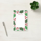 Jolly Holly & Berries Vakantie 4 x 6 Post-it® Notes (Kantoor)