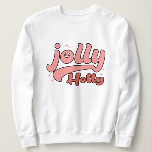 Jolly Holly Kerstmis Trui (Design voorkant)