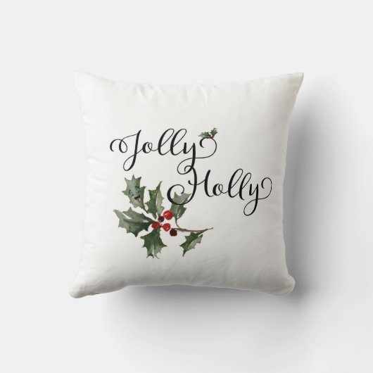 Jolly Holly Kussen (Achterkant)