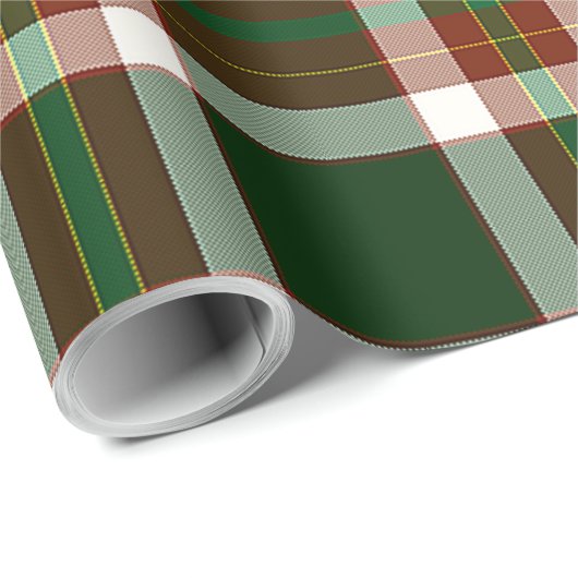 Jolly Holly plaid Cadeaupapier (Rol Hoek)