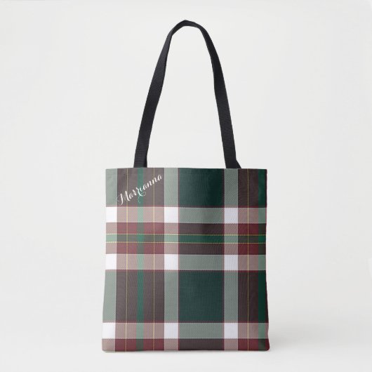 Jolly Holly plaid Tote Bag (Voorkant)
